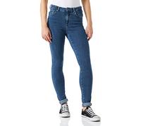 ONLY Women's Onlpower Mid Push Up Sk Jea Rea3223 Noos Skinny Jeans, Blue (Dark Blue Denim), 38 /L30 (Size: Medium)