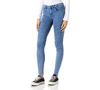 ONLY Women's ONLRAIN Life REG Skinny DNM NOOS Jeans, Medium Blue Denim/Detail:PIM430, S / 32