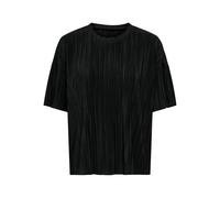 ONLY Womens Onlravenna S/S Plisse Noos JRS Top, Black, L UK