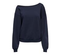 ONLY Womens Onlrhina L/S One Shoulder Swt Noos, Night Sky, XS UK