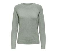 ONLY Women's ONLRICA Life L/S Pullover KNT NOOS Cardigan Sweater, Chinois Green/Detail: White Melange, L