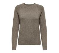 ONLY Women's Onlrica Life L/S Pullover KNT Noos Sweater, Brownie, M