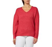 ONLY Women's Onlrica Life L/S V-Neck Jumper KNT Noos Pullover, Lychee/Detail: Melange, XS