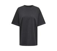 ONLY Women's Onlriri S/S Stones Top Box JRS T-Shirt, Phantom/Print:Trust, L