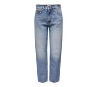 ONLY Womens Onlrobyn Ex Hw Str Lo Ak DNM Dot536 Noos Jean Pants, Medium Blue (Medium Blue Denim), 28W / 30L UK