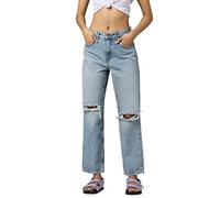 ONLY Women's ONLROBYN Life X HW ST L AK DS DOT478NOOS Jeans, Medium Blue Denim, 28 / "32