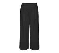 ONLY Women's Onlroxanne Hw Long Culotte Pant WVN, Black, L