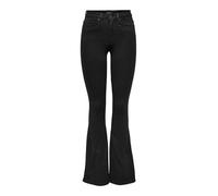 ONLY Women's Onlroyal High Sweet 600 Noos Flared Jeans, Black (Black Black), M /34 UK
