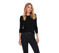 ONLY Women's ONLSALLY L/S Puff Pullover KNT NOOS Sweater, Black, M
