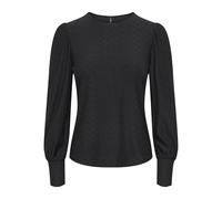 ONLY Women's Onlsandra L/S Puff Top JRS, Black, M
