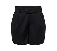 ONLY Women's Onlsania Belt Button JRS Shorts, Black (Black-3), S