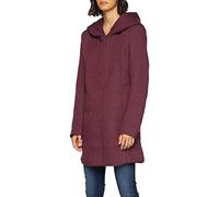 ONLY Women's Onlsedona Light Coat Otw Noos, Red (Chocolate Truffle Detail:melange), Medium