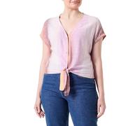 ONLY Women's Onlsiesta S/S Knot Linen Bl Shirt PNT T, Pirouette/Stripes: Multi Colour, M