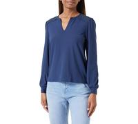 ONLY Women's Onlsilja L/S Lace Top JRS Blouse, Dress Blues, L