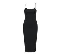 ONLY Women's Onlsille S/L Midi Dress JRS Midi Dress, Black, M