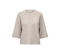 ONLY Women's Onlsimoni KNT Noos 3/4 Pullover, Pumice Stone, M