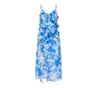 ONLY Women's Onlsine Life Strap Frill Long Dress WVN Elegant Summer Ruffles, Blissful Blue, XL