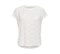 ONLY Women's ONLSMILLA S/S TOP JRS NOOS T-Shirt, Cloud Dancer, M