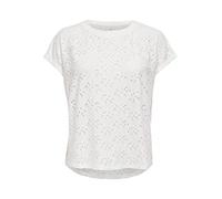 ONLY Women's Onlsmilla S/S Top JRS Noos T-Shirt, White (Cloud Dancer), XS