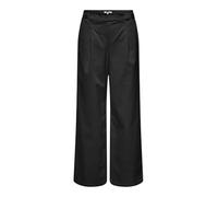 ONLY Women's Onlstella Mw Wide Pull-Up Pant CC PNT Trousers, Black, L / 32L