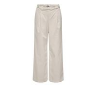 ONLY Women's Onlstella Mw Wide Pull-up Pant Cc PNT Trouser, Pumice Stone, M / 32L