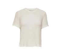 ONLY Women's Onlsunny S/S Jumper Nca KNT Sweater, Cloud Dancer, L