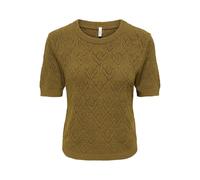 ONLY Women's Onlsunny S/S Structure Pullover KNT Onlsunny S/S Structure Pullover KNT (Pack of 1), Breen, XL