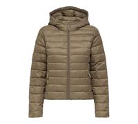 ONLY Women's Onltahia Lw Quilted Hood JKT CC OTW, Cocoa Créme, xx_l