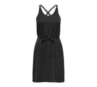 ONLY Women's Onltilde S/L Lace Mix Dress JRS, Black, M