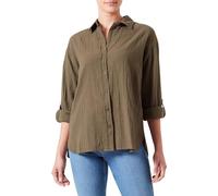 ONLY Women's Onltizana Cotton L/S Shirt WVN Long Sleeve Blouse, Green, XXL