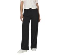 ONLY Womens Onltizana Cotton Loose Pants WVN Fabric Trousers, Black, S UK