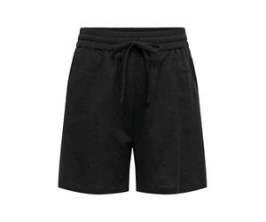 ONLY Womens Onltizana String WVN Cotton Shorts with Belt, Black, XL UK