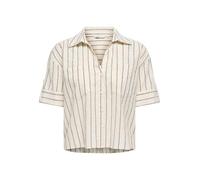 ONLY Women's Onltizana Stripe S/S Shirt WVN Noos