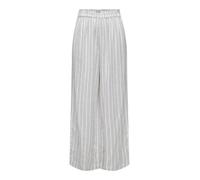 ONLY Women's Onltokyo Hw Linen Blend Stripe PNT Noos Fabric Trousers, Bright White, XXL / 30L