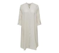 ONLY Women's Onltokyo L/S Linen Blend Dress PNT Noos, Moonbeam, M