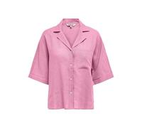 ONLY Women's Onltokyo Life SS Linen Bl Shirt PNT Noos, Prism Pink, S