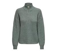 ONLY Women's Onltokyo Solid L/S Zip KNT Noos Pullover, Balsam, S