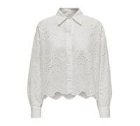 ONLY Womens Onlvalais L/S WVN Noos Shirt, Cloud Dancer, M UK