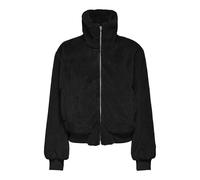 ONLY Women's Onlvenice Faux Fur Bomber OTW Jumpsuit, Black, M
