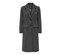 ONLY Women's Onlveronica Pinstripe Coat Life OTW, Gray, XL