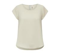 ONLY Women's Onlvic S/S Solid Top Noos PTM T-Shirt, Moonbeam, 8