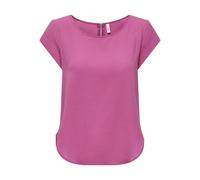 ONLY Women's Onlvic S/S Solid Top Noos Ptm T-Shirt, Raspberry Rose, 10
