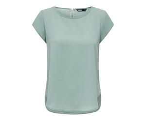 ONLY Womens Onlvic S/S Solid Top Noos Ptm Vest, Jadeite, 14 UK