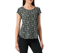 ONLY Women's Onlvic Ss Aop Top Noos Ptm Shirt, Balsam Green/Aop:fall Ditsy, 8