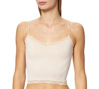 ONLY Women's Onlvicky Lace Seamless Cropped Top Noos Vest , Nude,XS-S