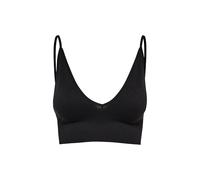 ONLY Women's Onlvicky Rib Seamless V-Neck Top Noos Bustier, Black, L/XL