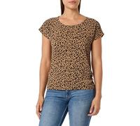 ONLY Women's Onlvigga S/S AOP Top Box JRS T-Shirt, Cartouche/AOP:JRS Urban Leo, S