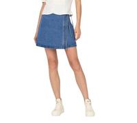 ONLY Women's Onlvilla Wrap Tie Skirt DNM Gua Noos, Light Blue (Light Blue Denim), S