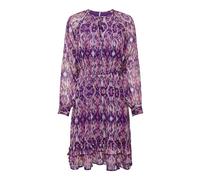 ONLY Women's Onlviva Life L/S Layer Dress Ptm Summer, Purple Magic/AOP:Ethnic Rebel, S