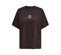 ONLY Womens Onlvivvi Life S/S Lovely Top JRS, Seal Brown, S UK